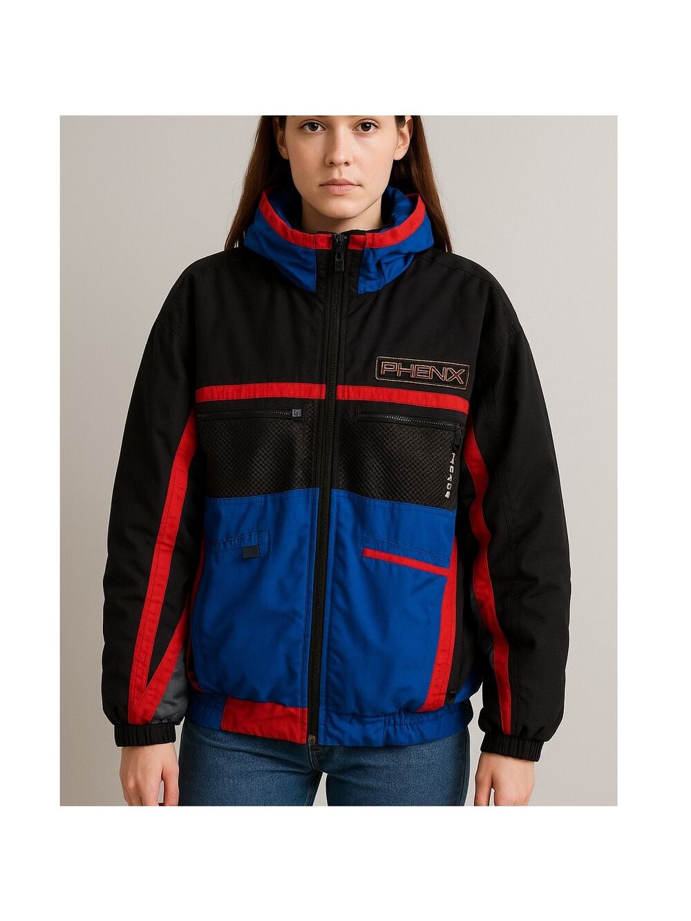 Vintage 90s Phenix Sports Ski Parka Coat Jacket